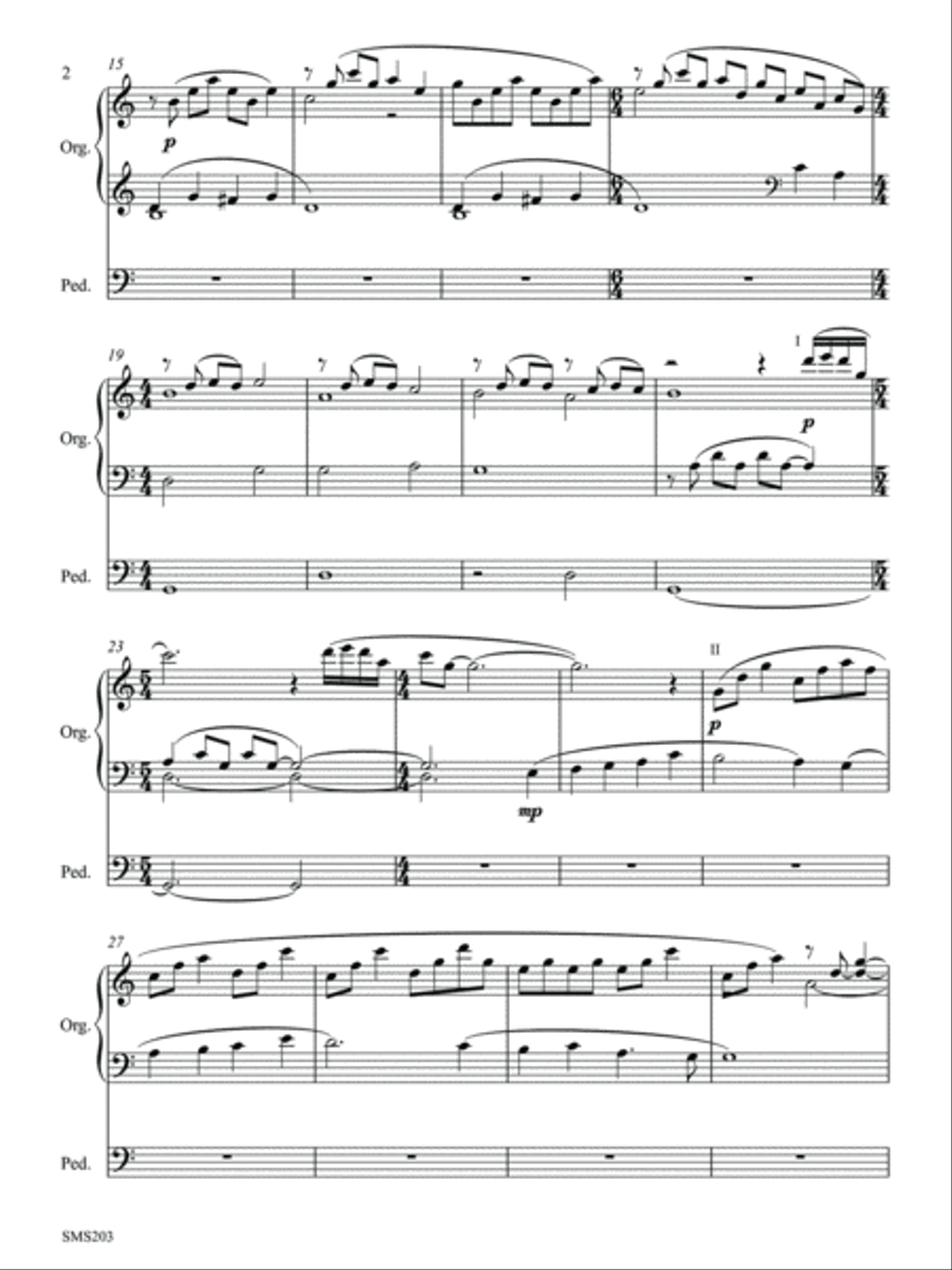 Morning Meditation Organ scores gallery preview page 4