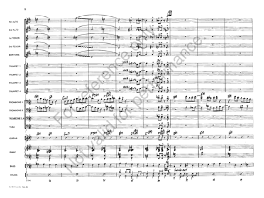 Blue Bones Blue Bones Jazz Ensemble scores gallery preview page 7