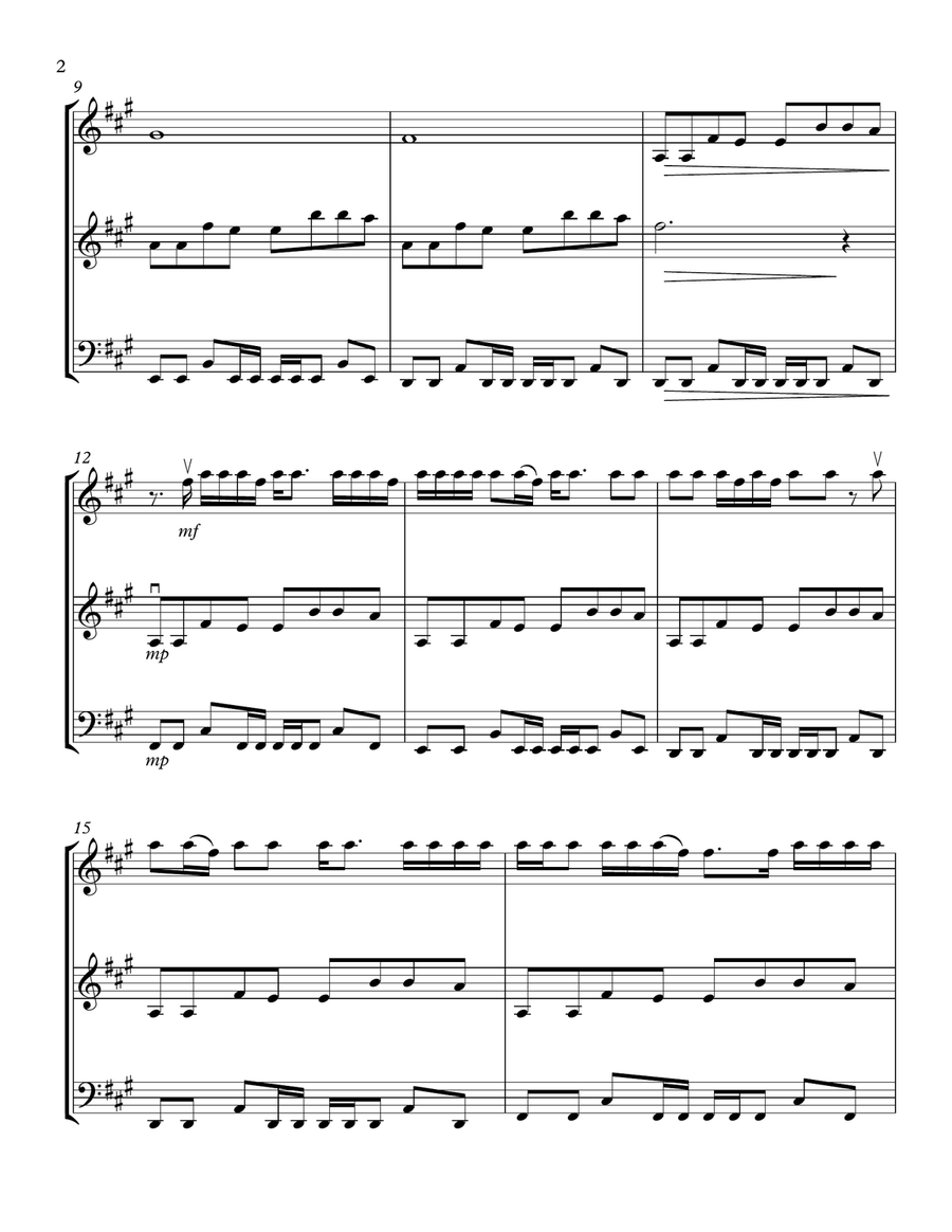 Best Day Ever String Trio scores gallery preview page 2