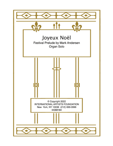 Joyeux Noël for solo organ by Mark Andersen image number null