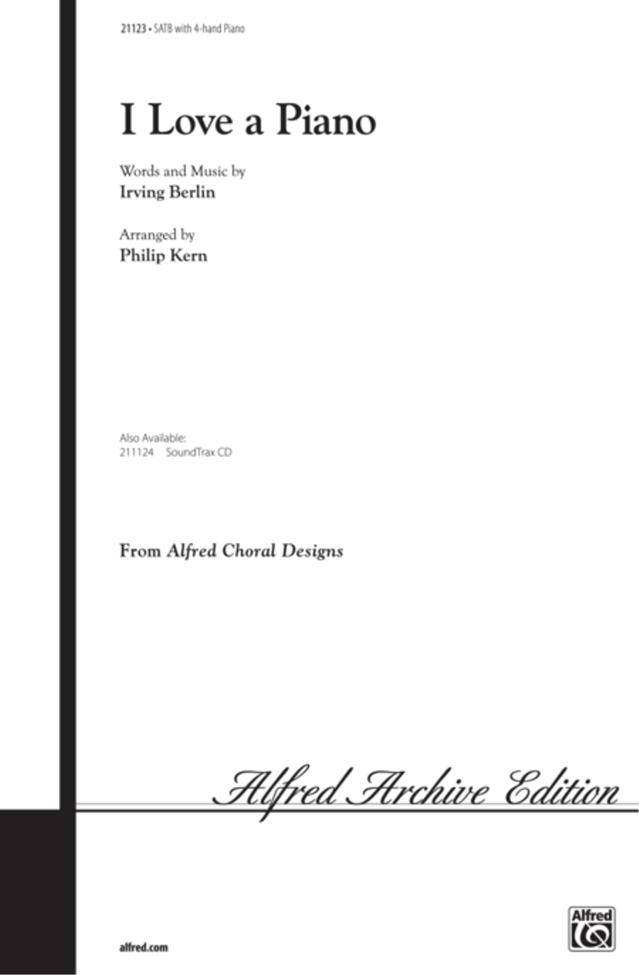 I Love a Piano 4-Part scores gallery preview page 25