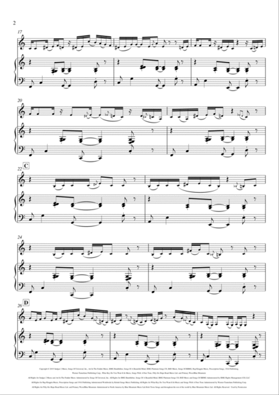 Memories Violin Solo scores gallery preview page 2