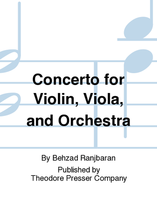 Book cover for Concerto for Violin, Viola, and Orchestra