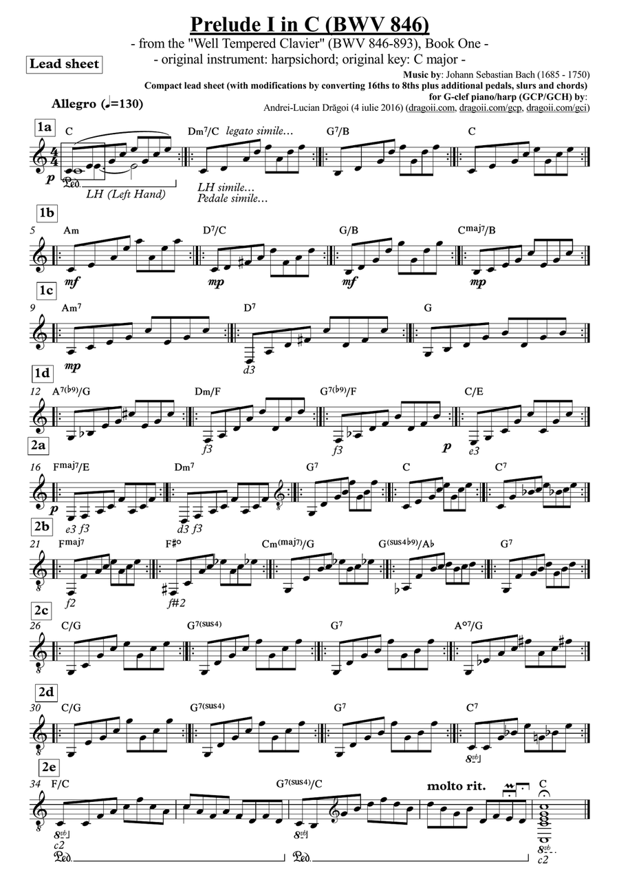 Bach (J.S.) - Prelude I in C (BWV 846) (from the 