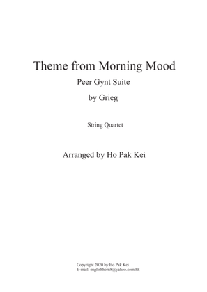 Book cover for Morning Mood for String Quartet