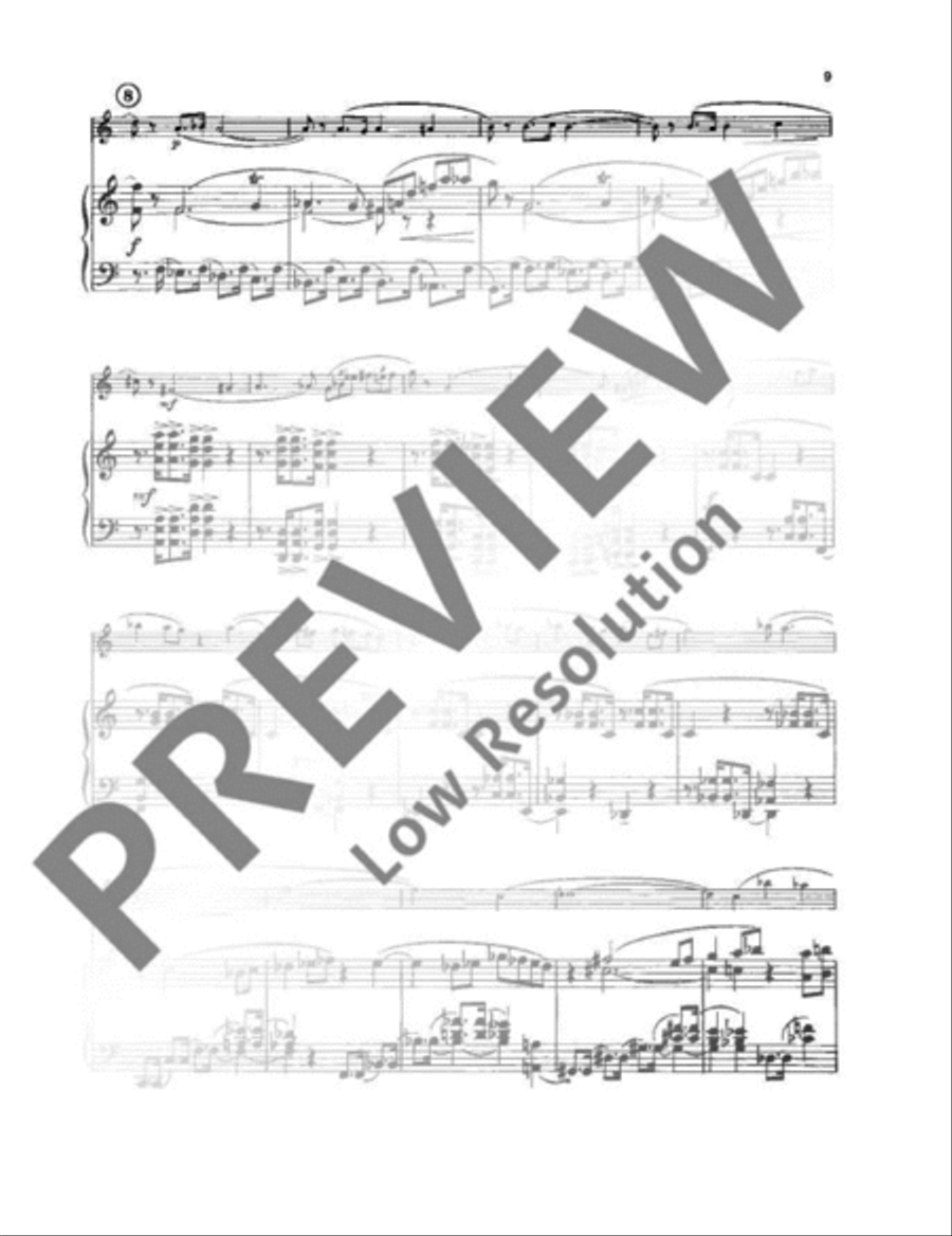 Sonata Sonata Alto Saxophone scores gallery preview page 12