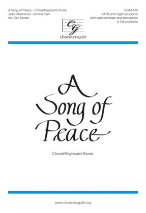 Book cover for A Song of Peace - Orchestral Score and Parts