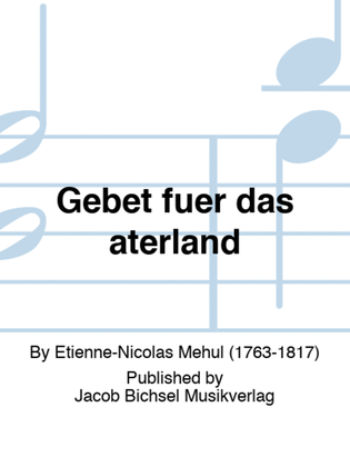 Gebet fuer das aterland