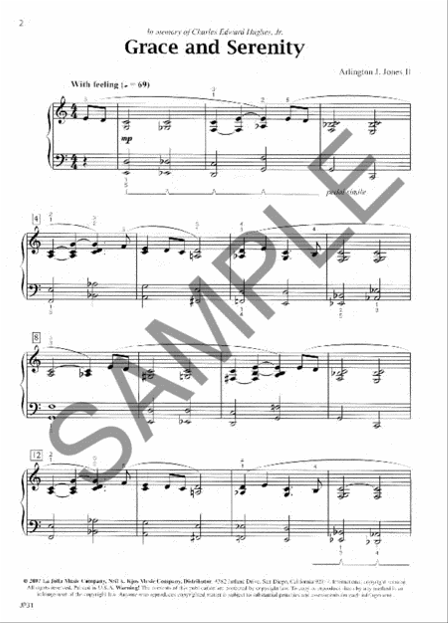 Grace and Serenity Piano Solo scores gallery preview page 2