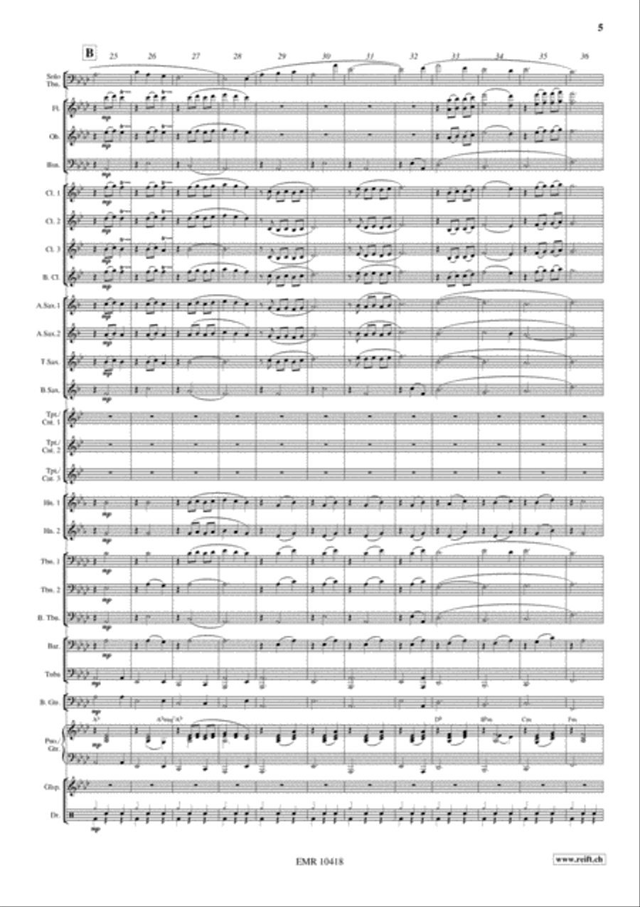 Lauretta Concert Band scores gallery preview page 6