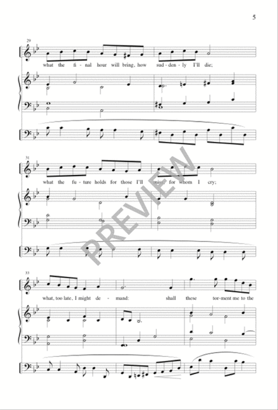Who Is There to Understand? Unison Choir scores gallery preview page 6