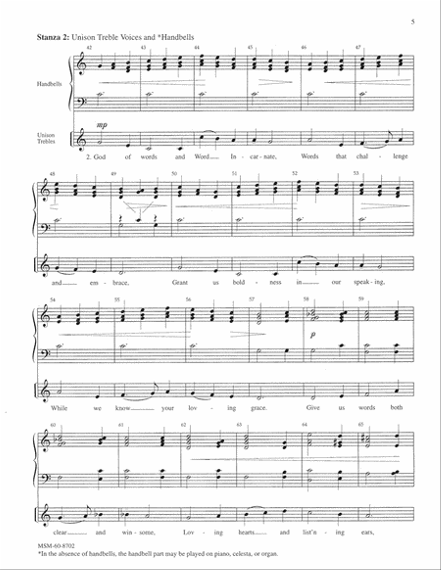 God of Life Choir scores gallery preview page 5