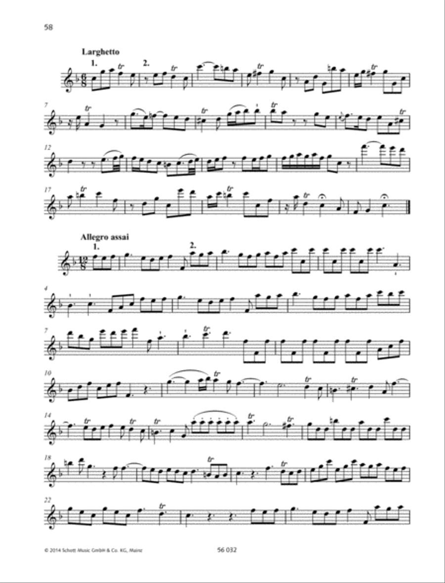 Sonata F major, TWV 40:120 Alto Recorder scores gallery preview page 2