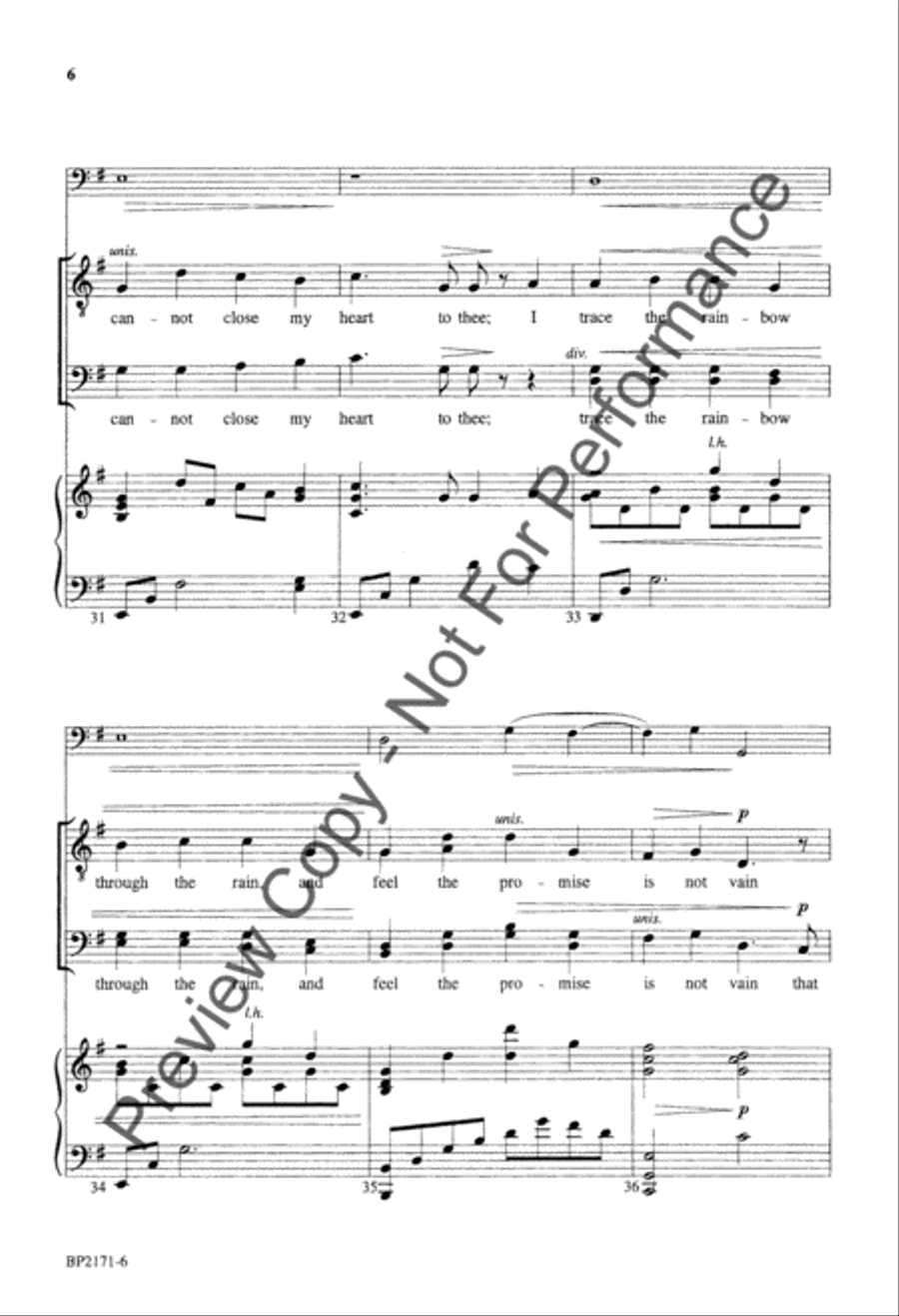 O Love - TTBB TTBB scores gallery preview page 7