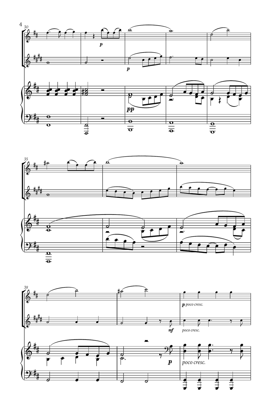 Mary, Did You Know? Woodwind Duet scores gallery preview page 4