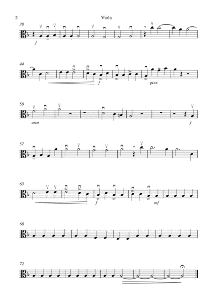 O COME EMMANUEL for STRING QUARTET AND/OR STRING ORCHESTRA String Quartet scores gallery preview page 6