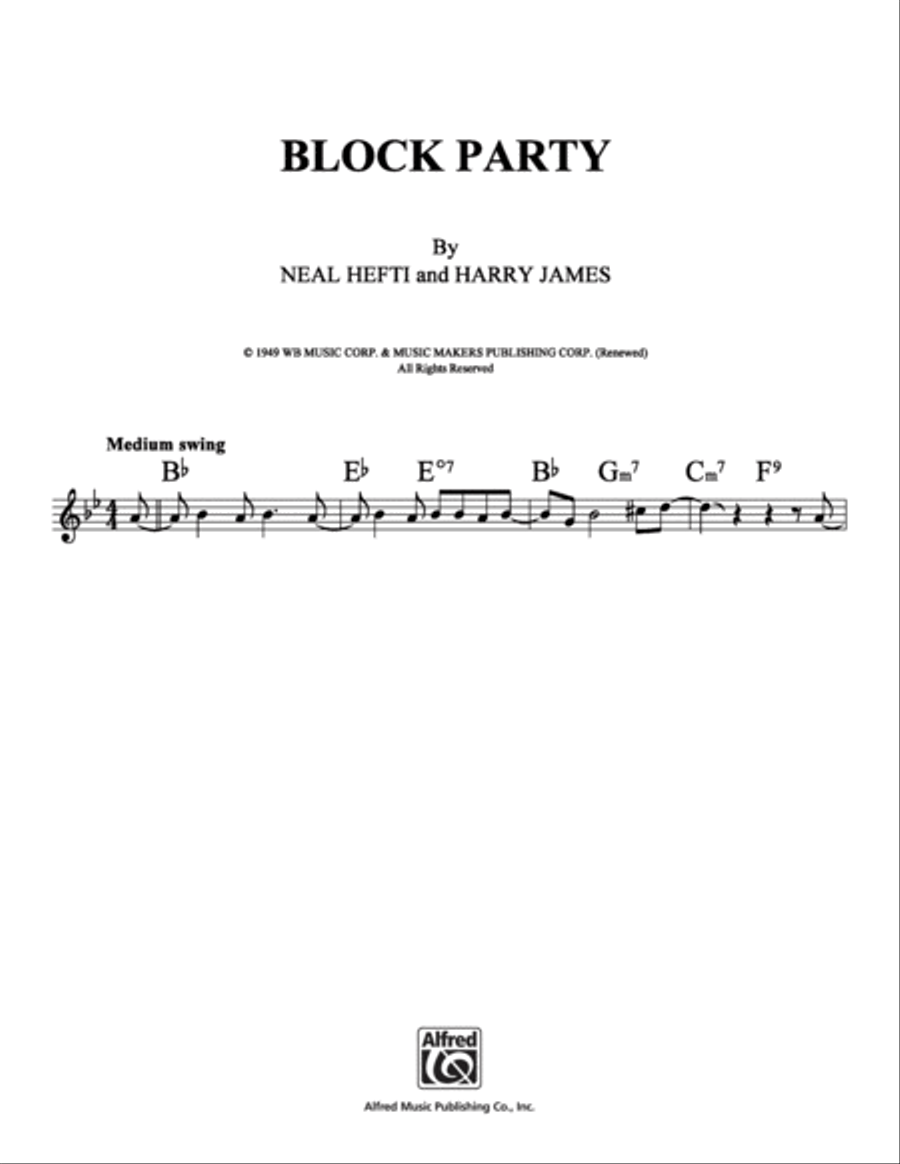 Block Party Block Party School and Community scores gallery preview page 1