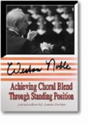 Book cover for Achieving Choral Blend through Standing Position