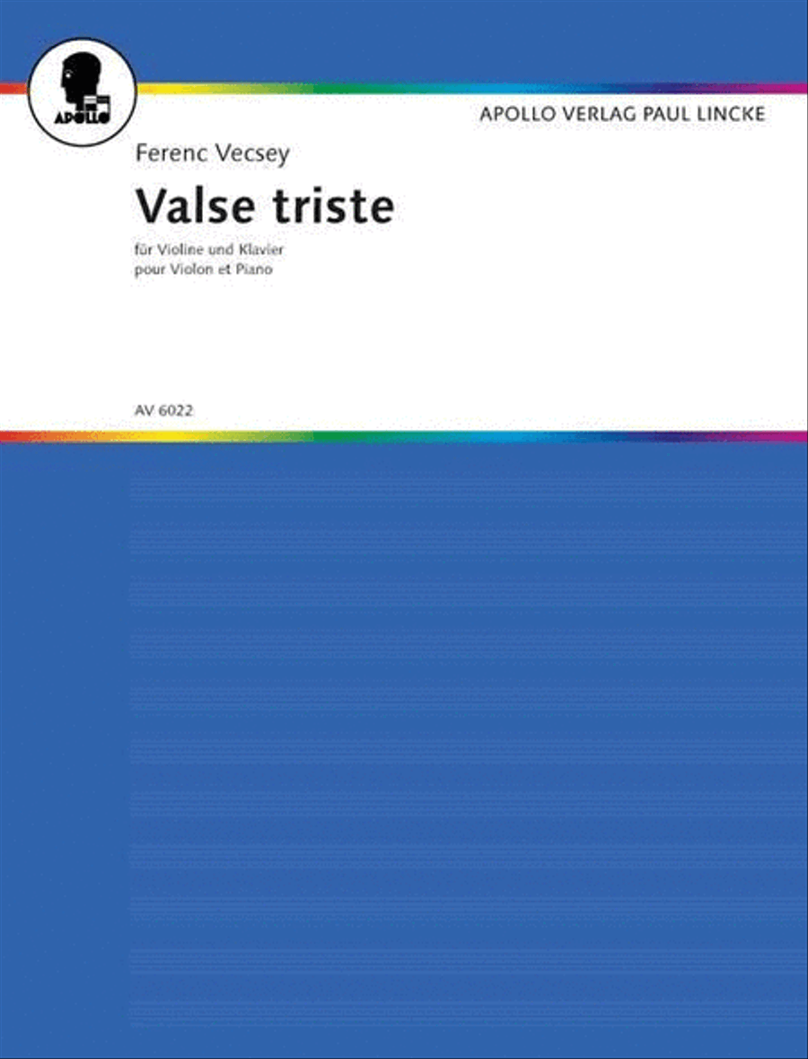 Valse triste Violin Solo scores gallery preview page 1