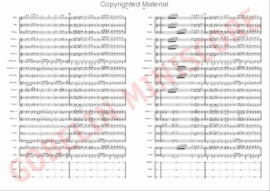Christmas Calypso Concert Band scores gallery preview page 8