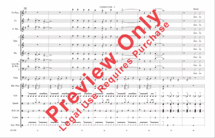 Zumba Marching Band scores gallery preview page 6