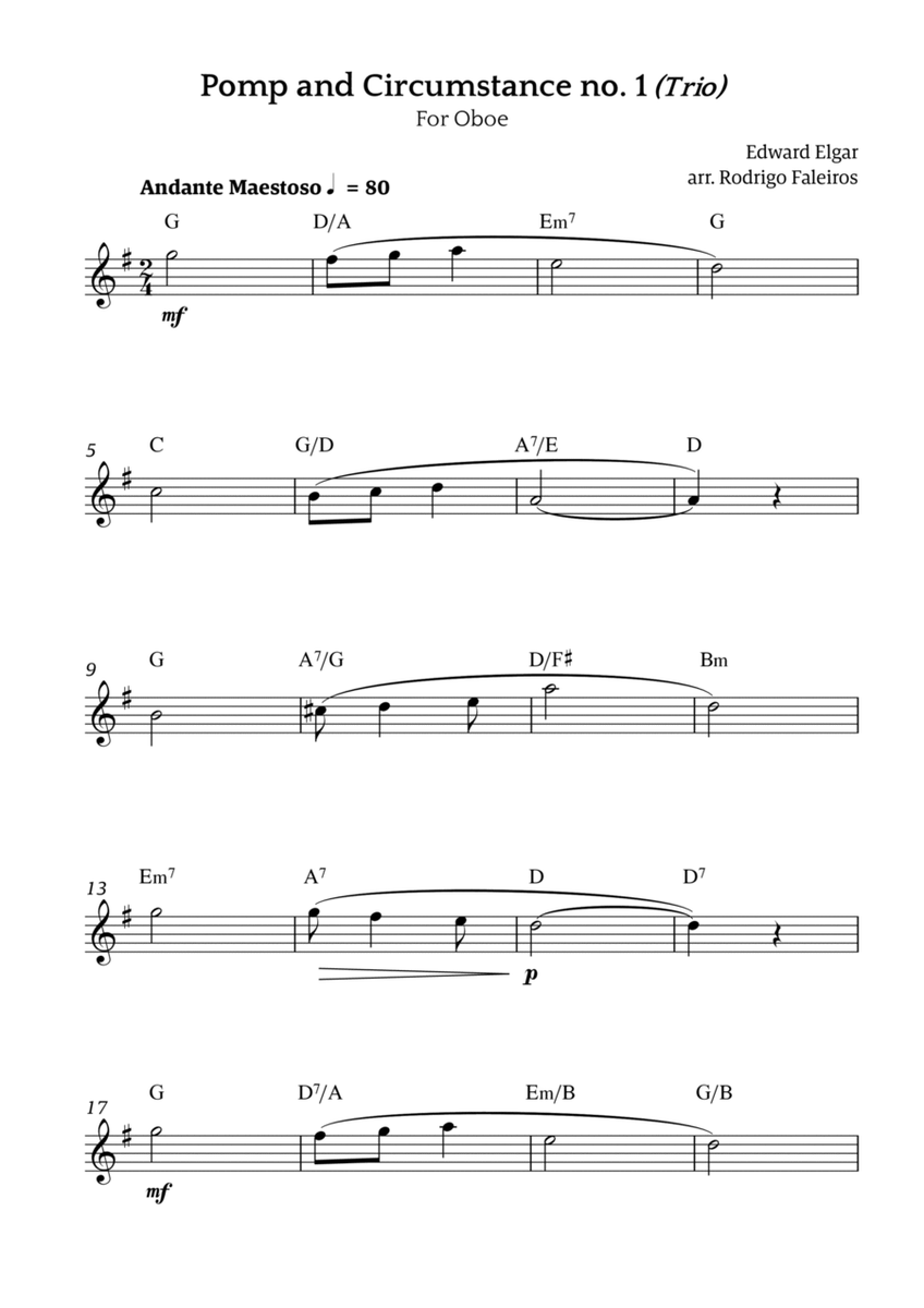 Pomp and Circumstance no. 1 (Trio) image number null