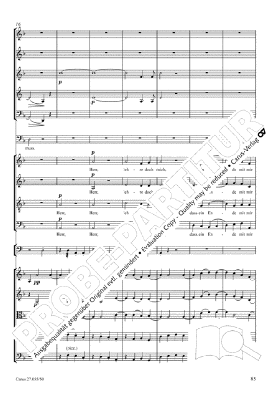 Ein Deutsches Requiem (German Requiem) 4-Part scores gallery preview page 92