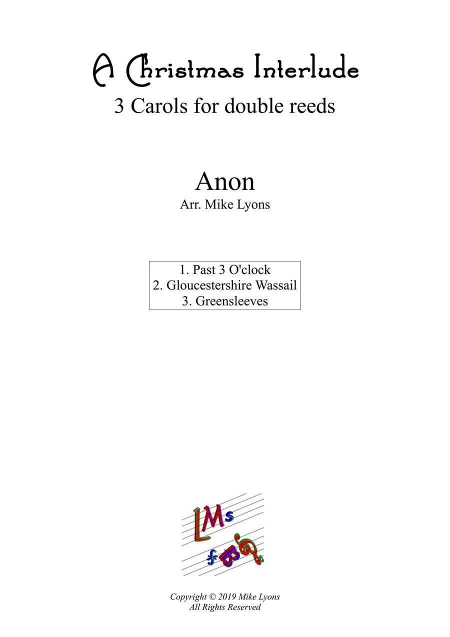 Double reed quintet - A Christmas Interlude Woodwind Quintet scores gallery preview page 1