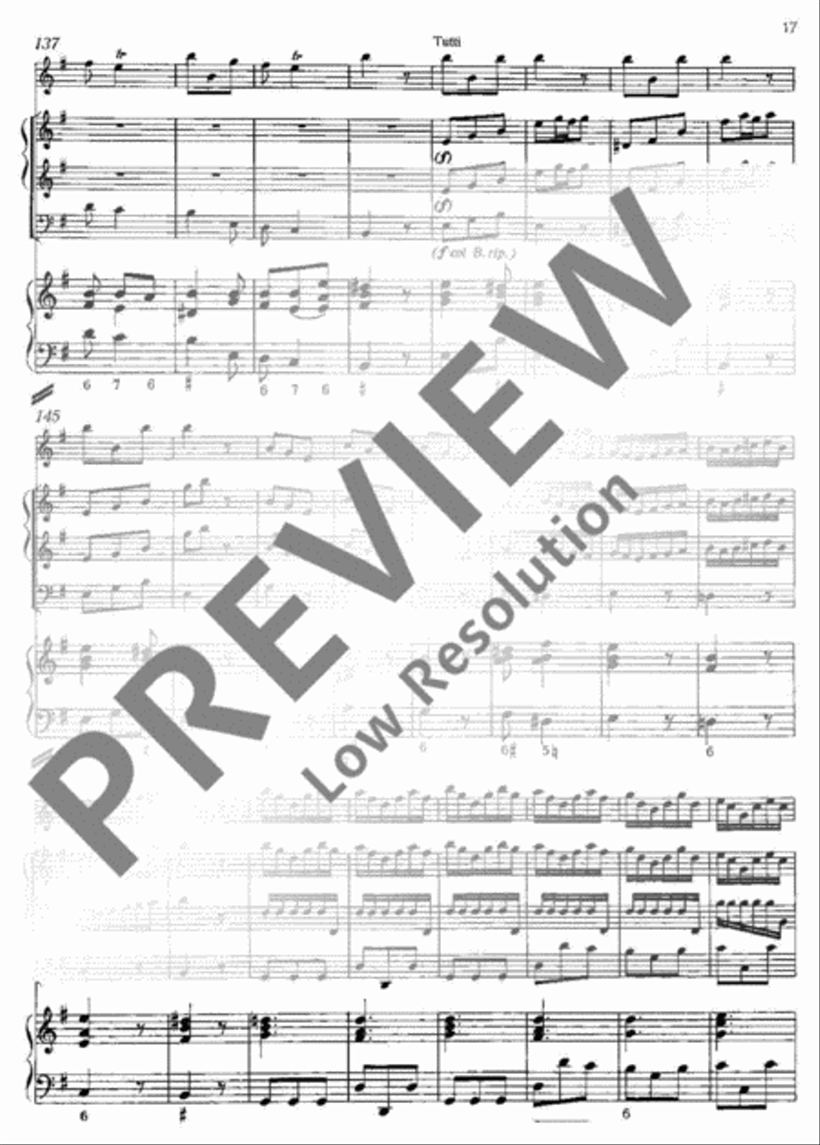 Concerto E minor Concerto E minor Flute Solo scores gallery preview page 18