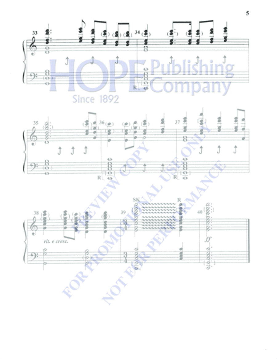 Promised Land 5-Octaves scores gallery preview page 5