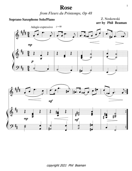 Rose-Noskowski-Soprano Saxophone-Piano image number null