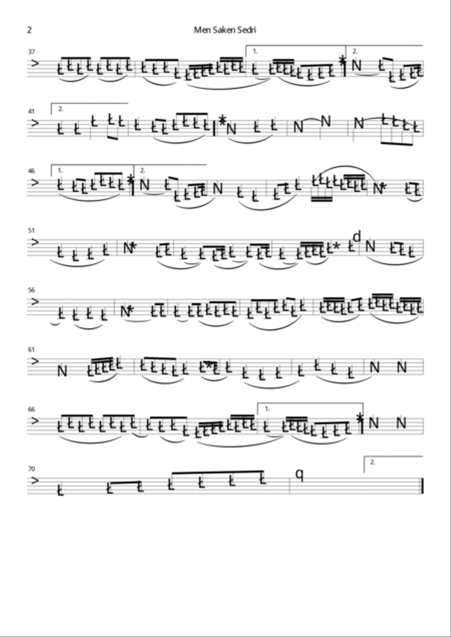 3 suite symphonique andalouse String Orchestra scores gallery preview page 3