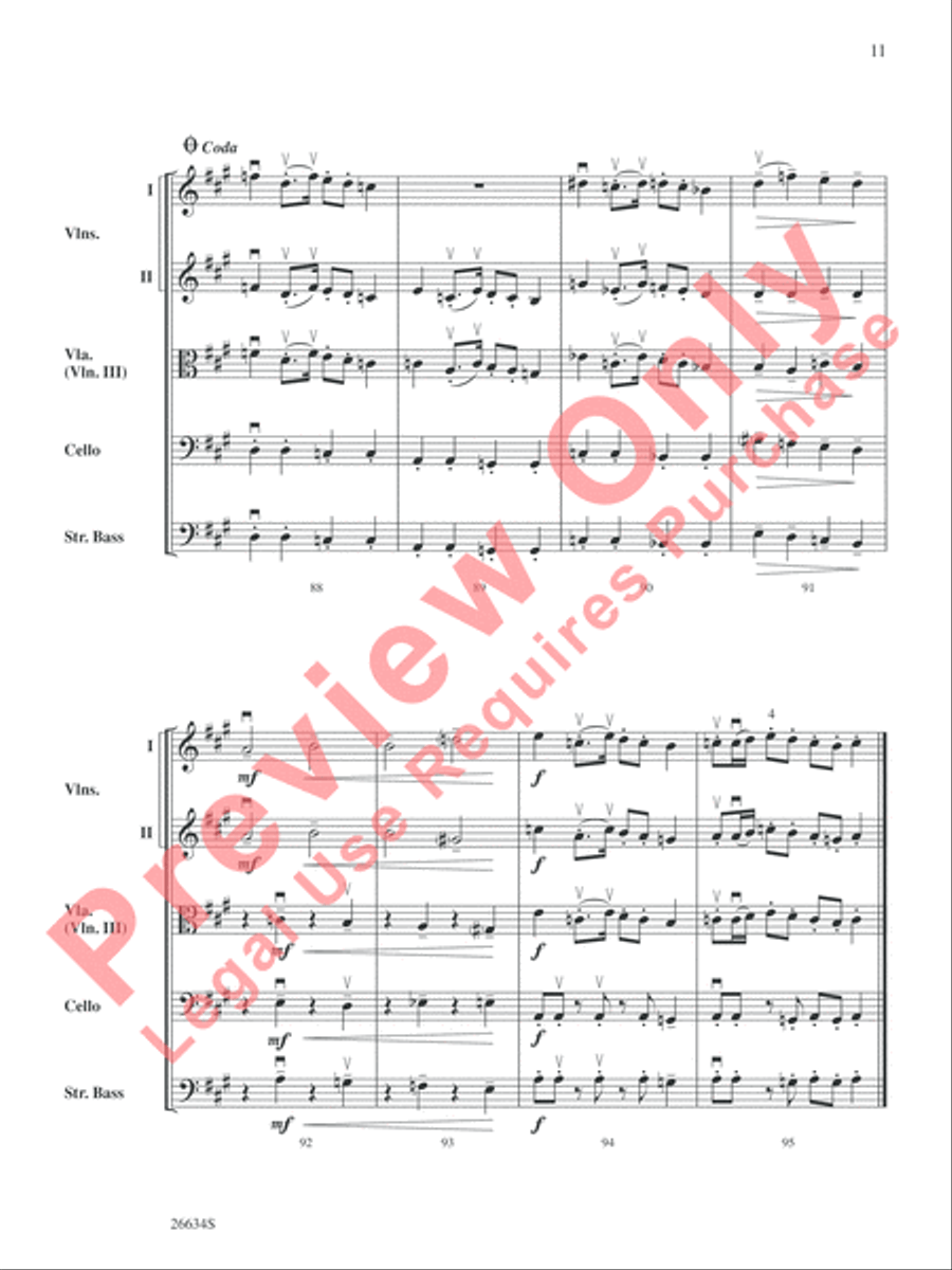 Ghosts of the Taman Negara String Orchestra scores gallery preview page 12