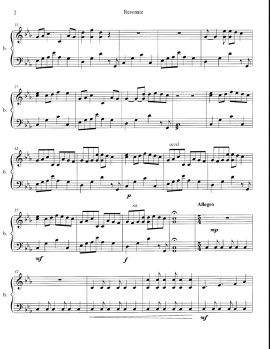 Resonate Marimba scores gallery preview page 2