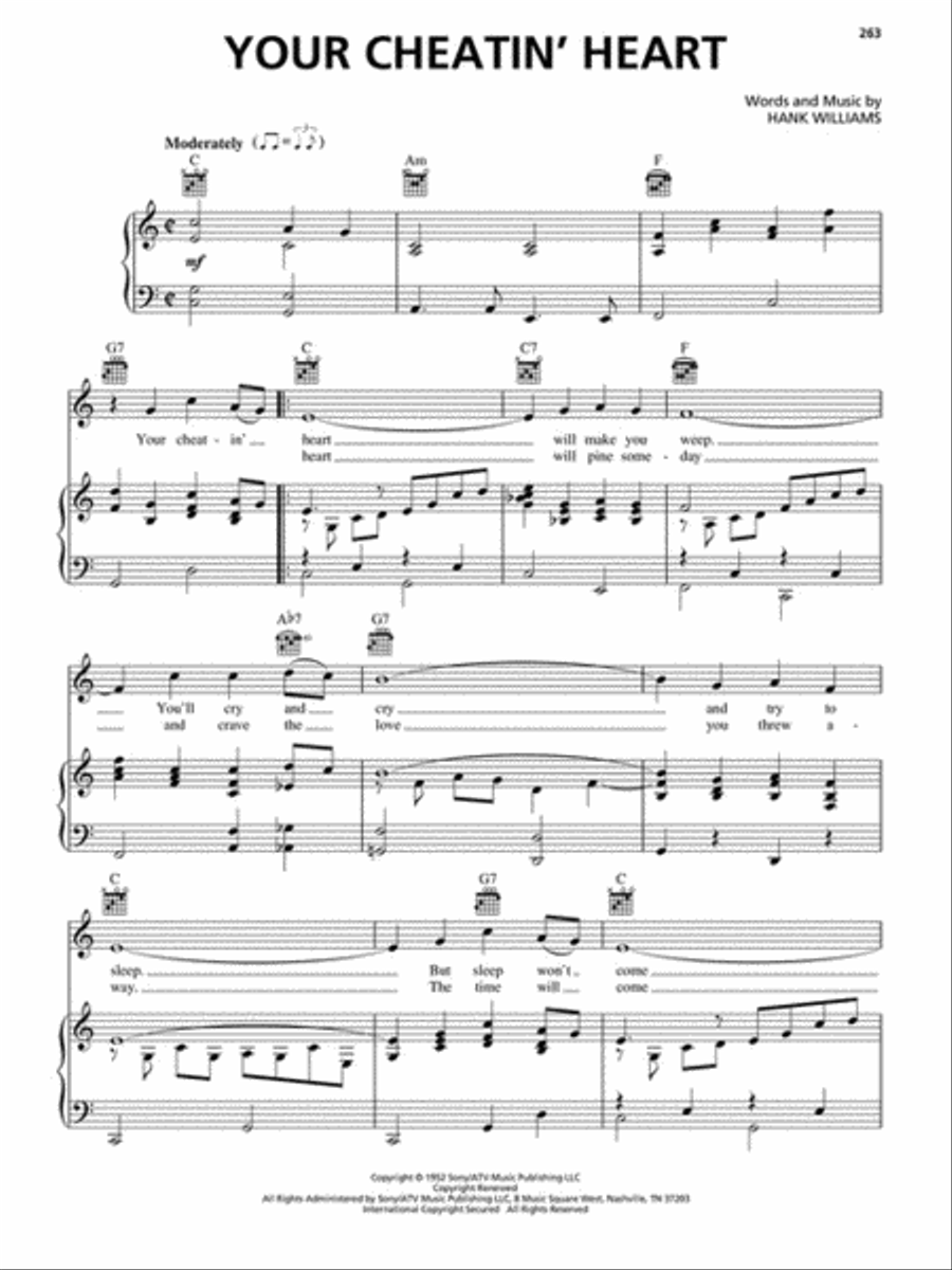 The Best Country Songs Ever – Third Edition Piano, Vocal, Guitar scores gallery preview page 5