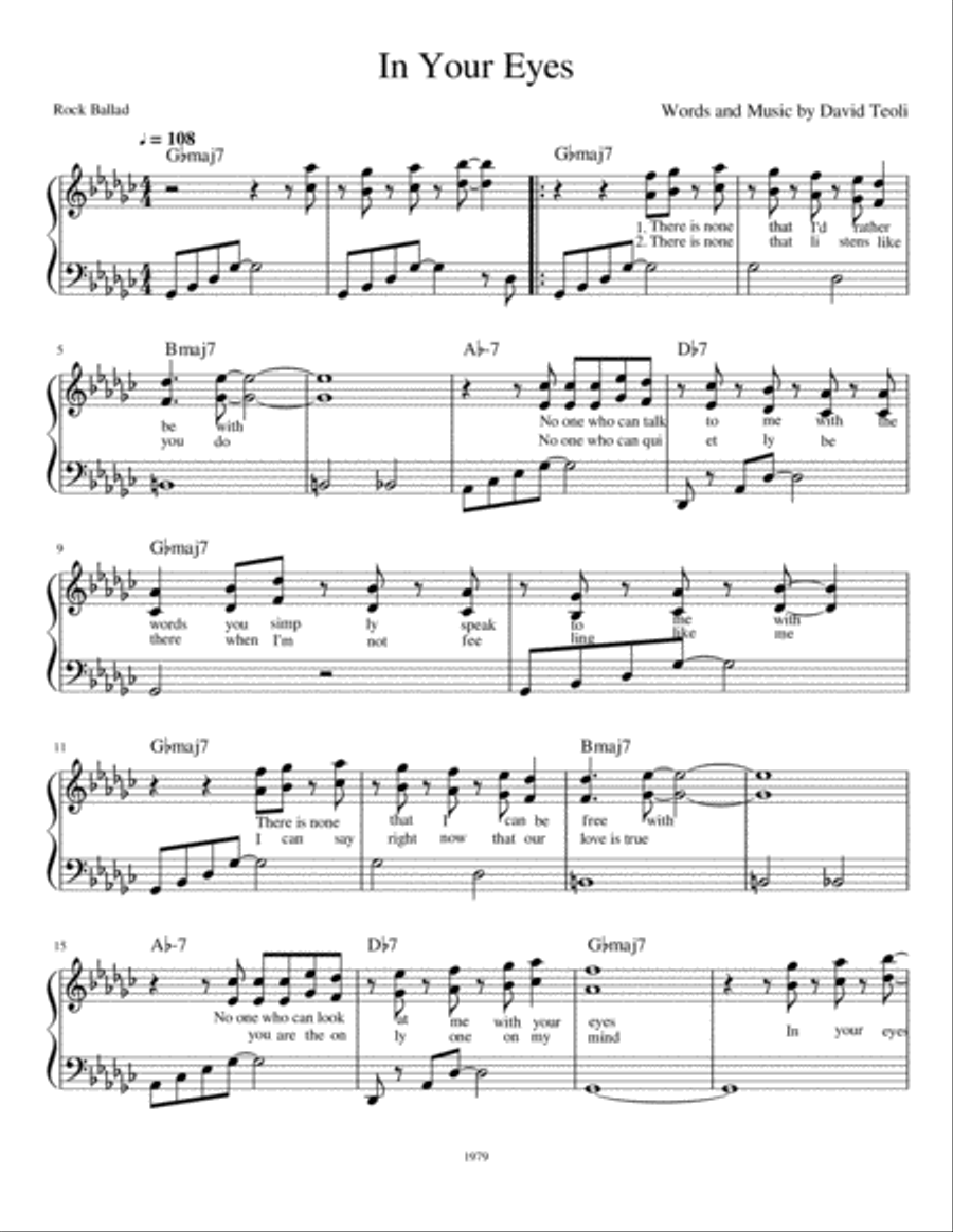 In Your Eyes Voice scores gallery preview page 1