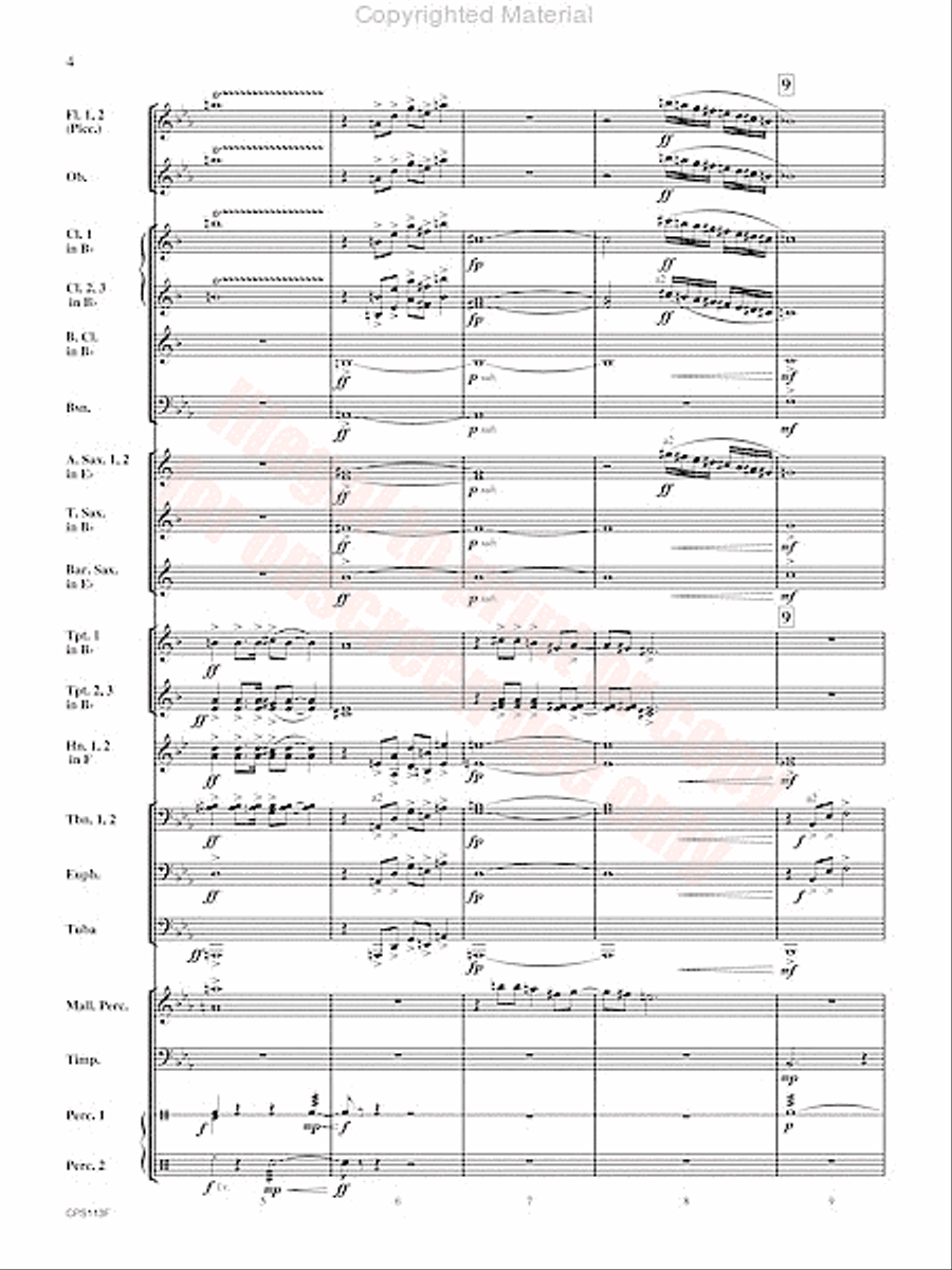 Converse Fantasy Concert Band scores gallery preview page 5
