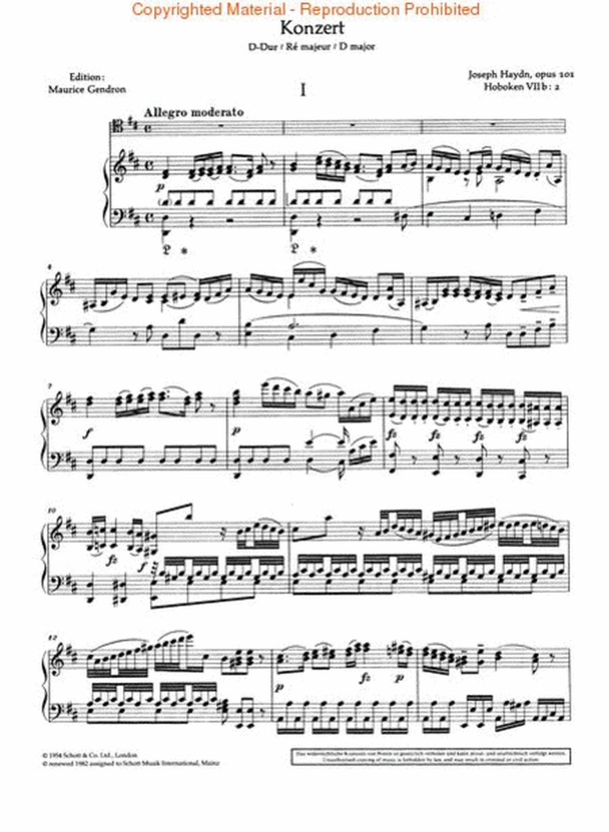 Concerto in D Major, Op. 101 (Hob. 7b:2)