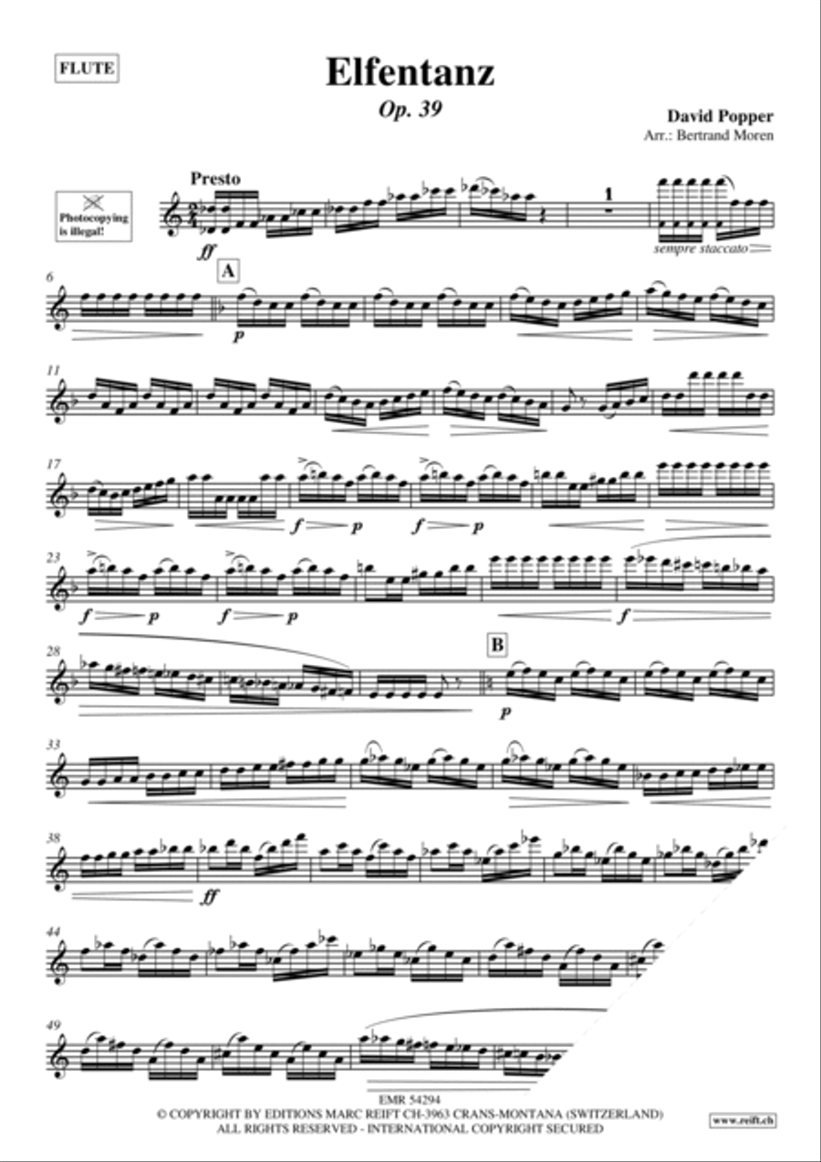 Elfentanz Flute Solo scores gallery preview page 3