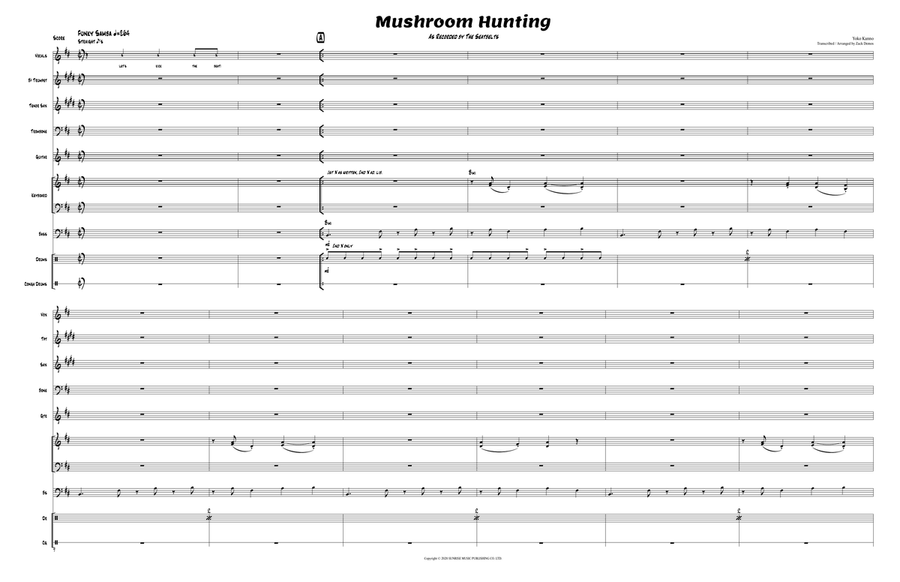 Mushroom Hunting Jazz Ensemble scores gallery preview page 2