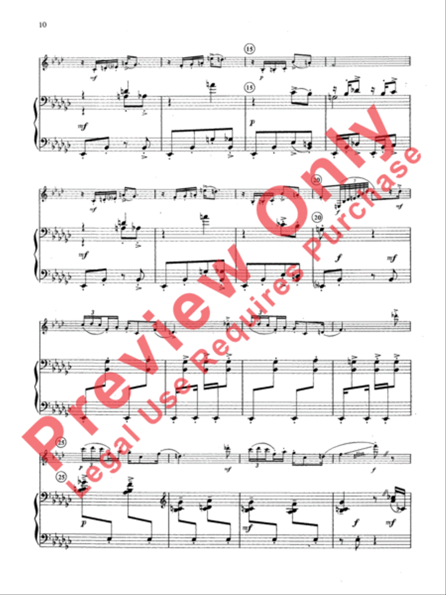Gershwin Preludes Small Ensemble scores gallery preview page 11