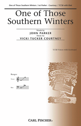 Book cover for One Of Those Southern Winters