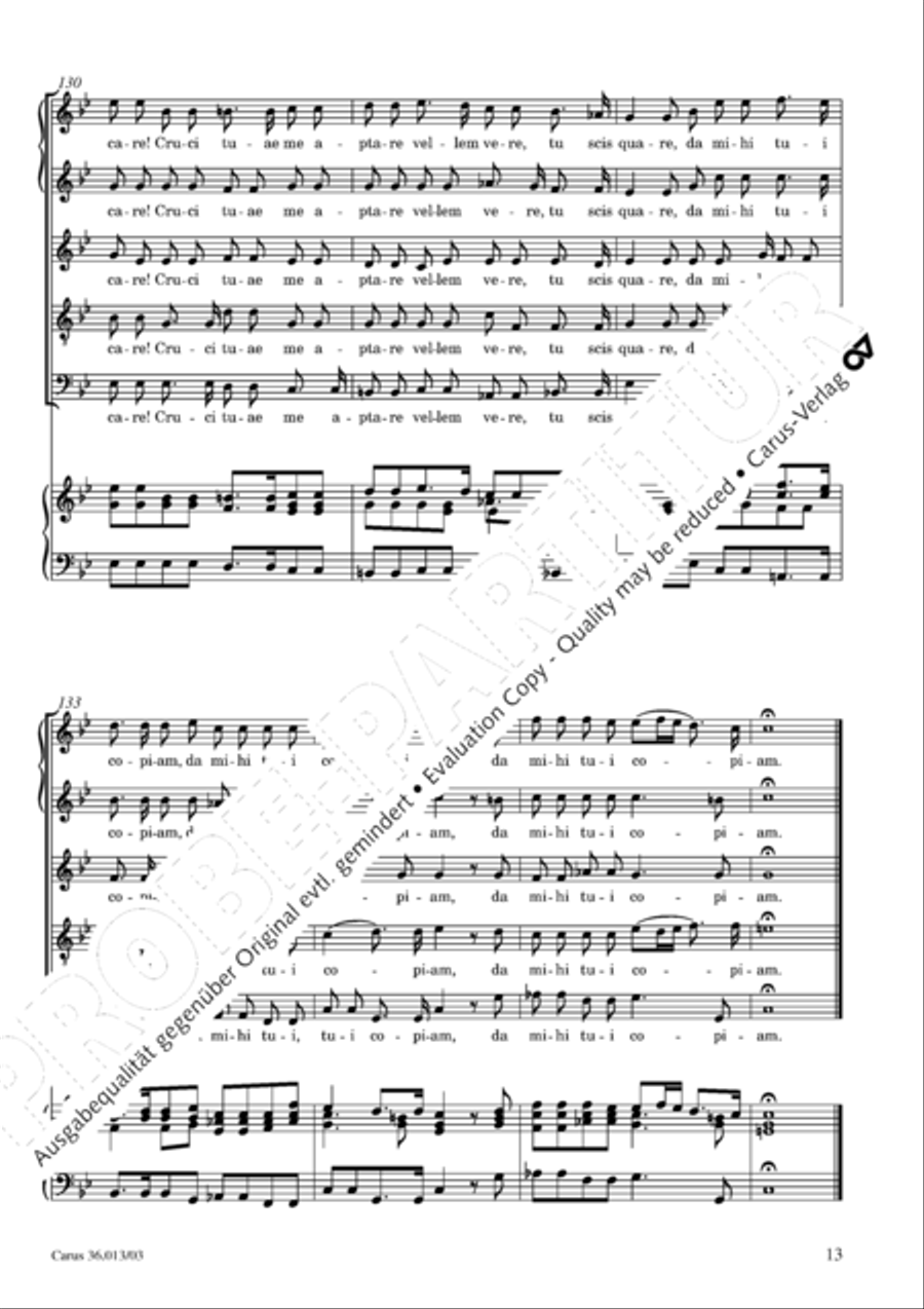 Membra Jesu nostri SSATB scores gallery preview page 14