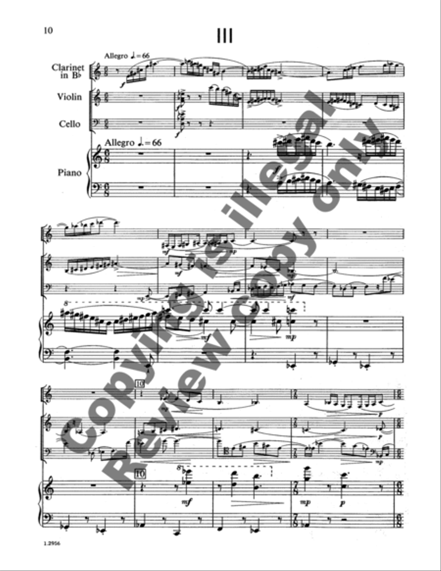 Cabaret Music Clarinet scores gallery preview page 11
