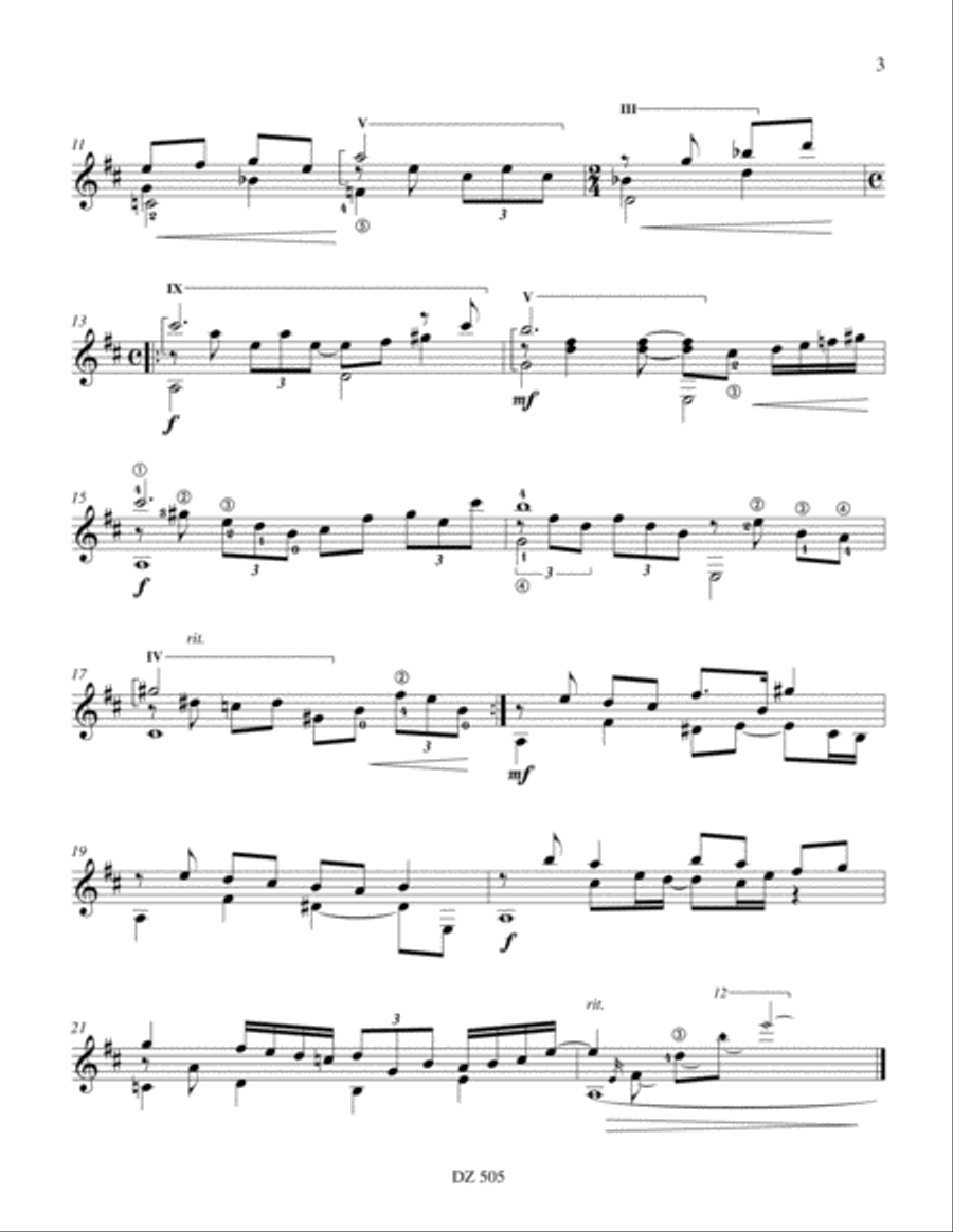 Par ailleurs Classical Guitar scores gallery preview page 3