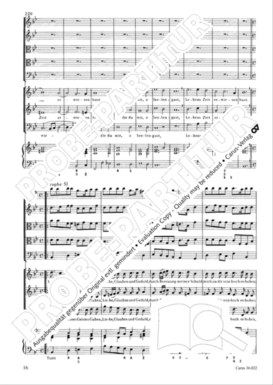 Kommst du, Licht der Heiden Choir scores gallery preview page 17