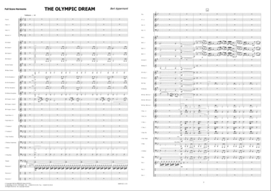 The Olympic Dream Brass Band scores gallery preview page 2