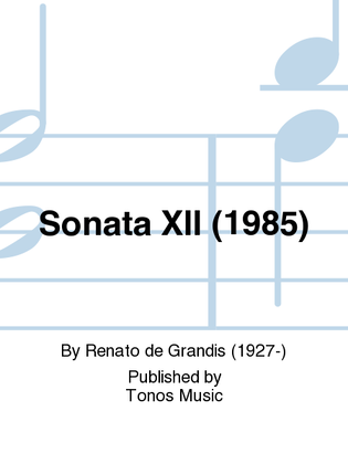 Sonata XII (1985)