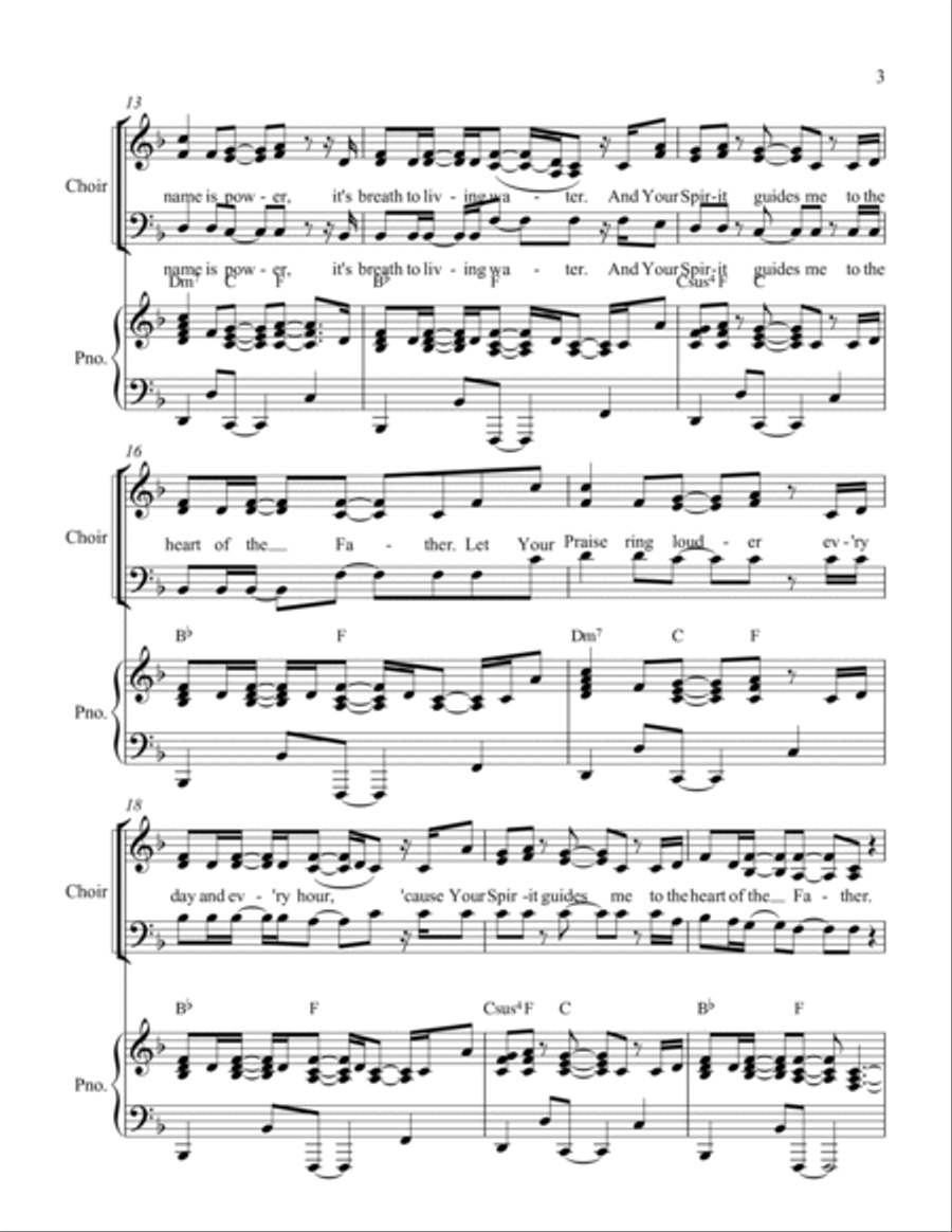 Heart Of The Father Heart Of The Father 3-Part scores gallery preview page 4