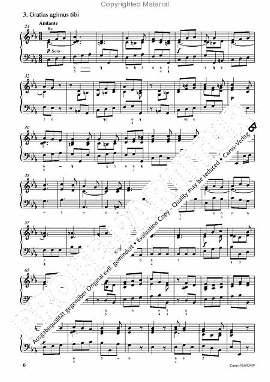 Grosse Orgelsolomesse in Es Voice scores gallery preview page 7